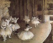 Rehearal of a Baller on Stage Edgar Degas